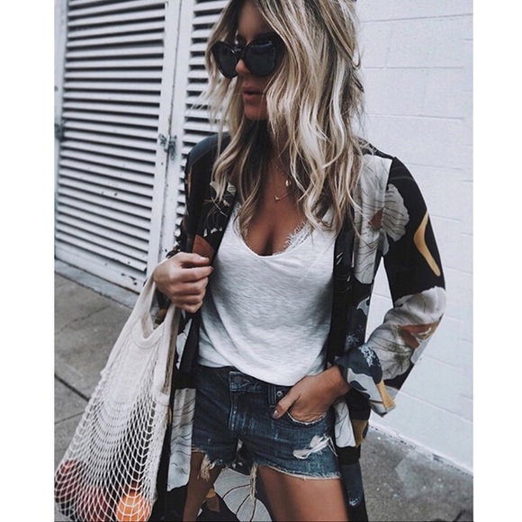 ‼️Restocked Again Floral Cover Up Cardigan‼️ - Picture 4 of 8